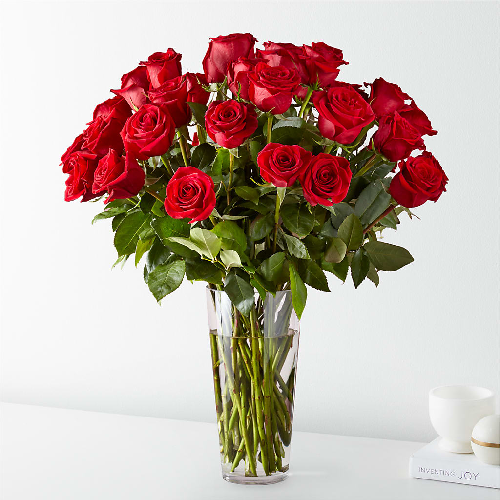 Long Stem Red Rose Bouquet – TREASURE HUT FLOWERS GIFTS & GHSES, Delavan WI