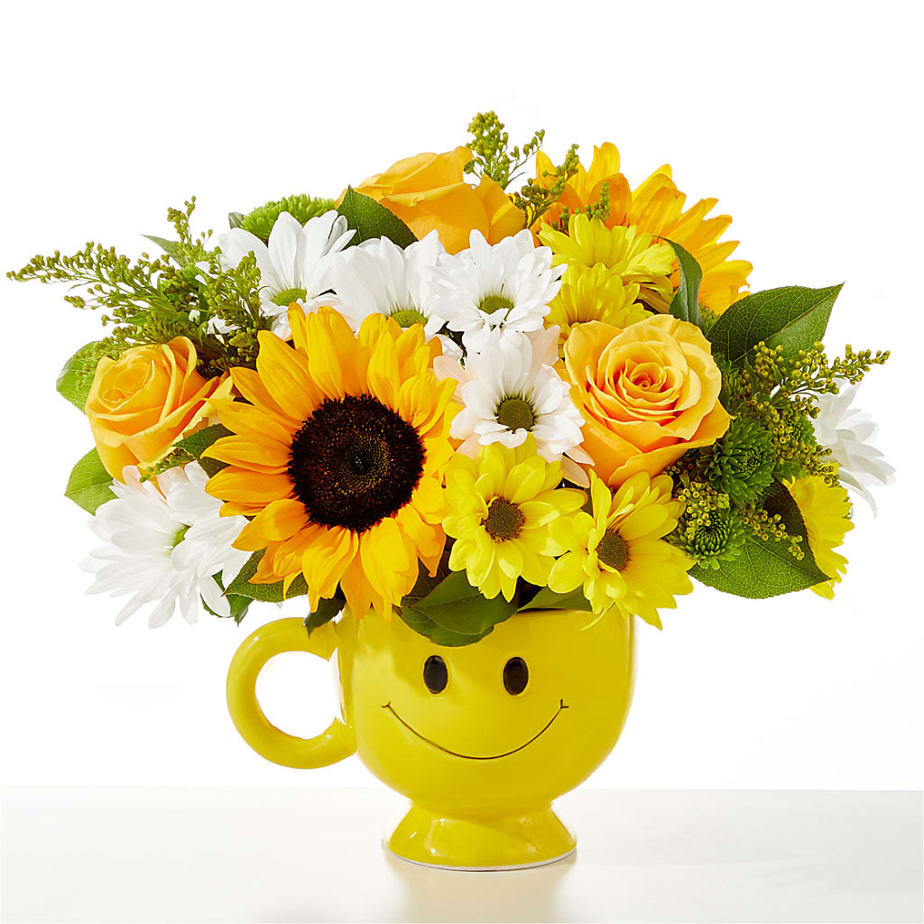 Be Happy Bouquet – TREASURE HUT FLOWERS GIFTS & GHSES, Delavan WI