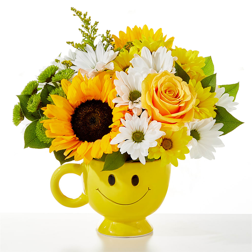 Be Happy Bouquet – TREASURE HUT FLOWERS GIFTS & GHSES, Delavan WI