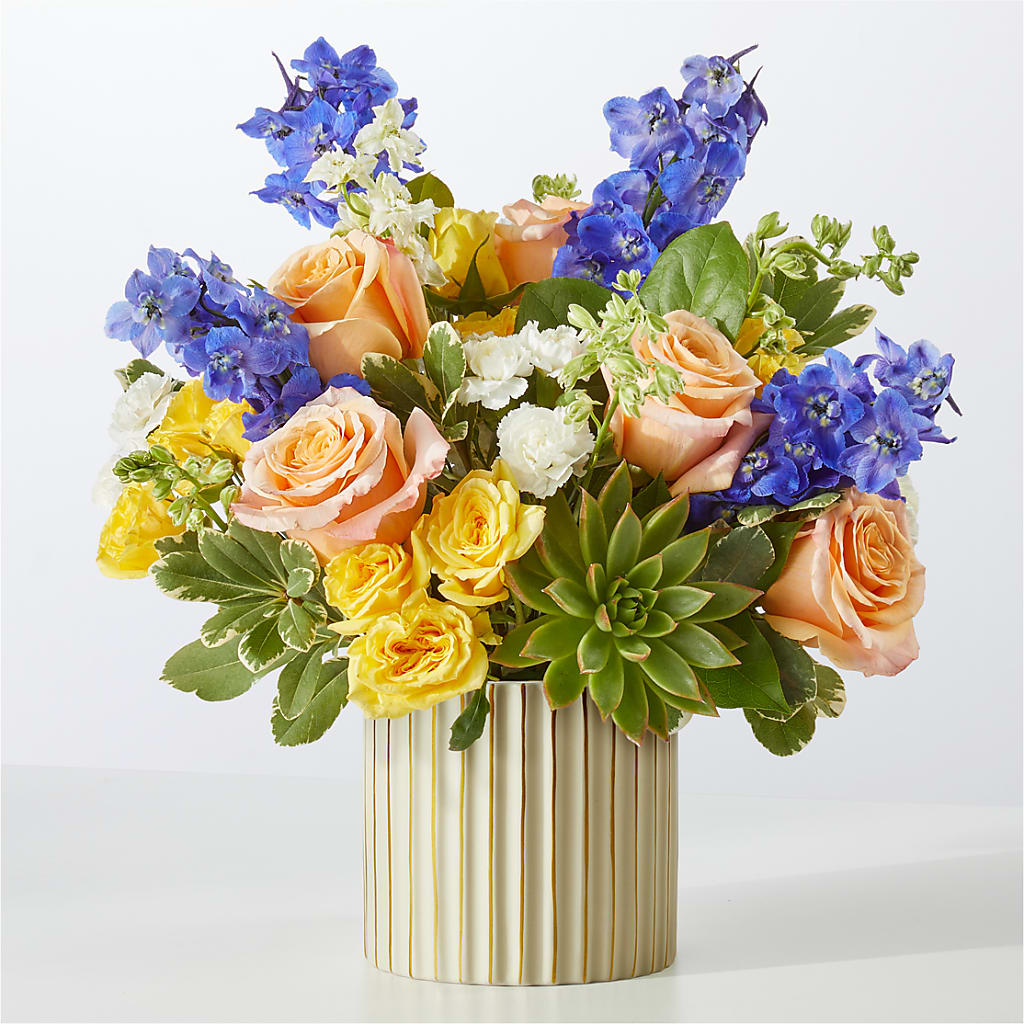 Cobalt Reverie Bouquet – TREASURE HUT FLOWERS GIFTS & GHSES, Delavan WI