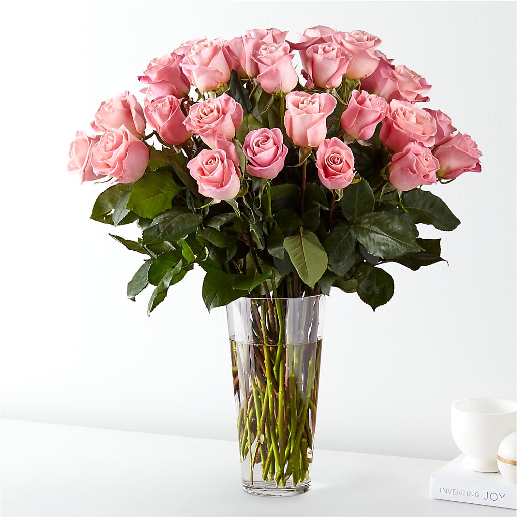 Long Stem Pink Rose Bouquet – TREASURE HUT FLOWERS GIFTS & GHSES, Delavan WI