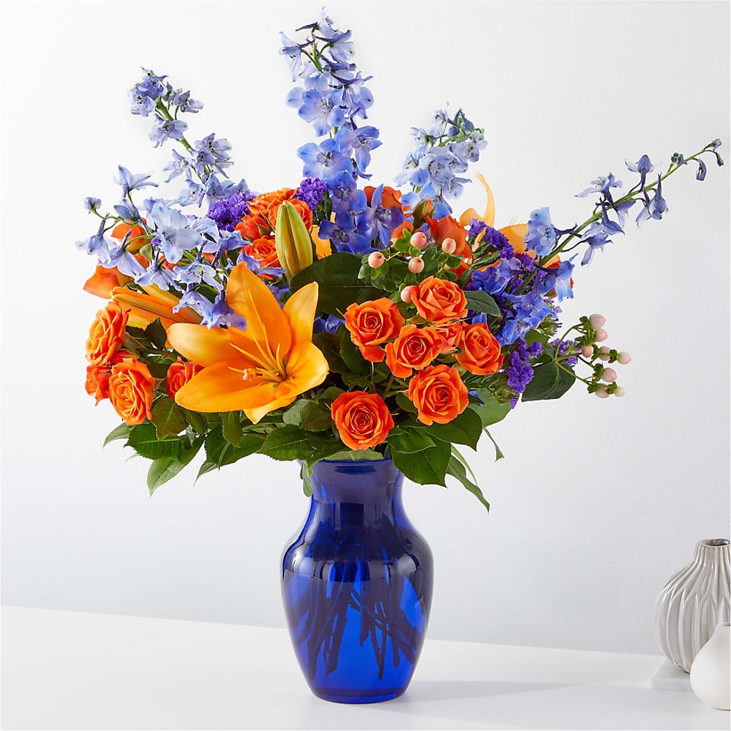 Radiant Citrus Bouquet – TREASURE HUT FLOWERS GIFTS & GHSES, Delavan WI