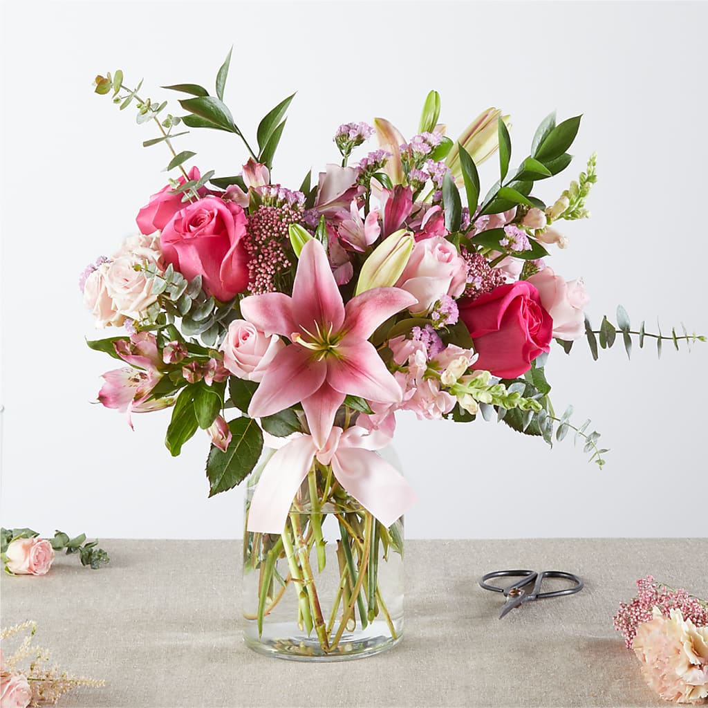 Pink Ribbon - A Florist Original – TREASURE HUT FLOWERS GIFTS & GHSES, Delavan WI