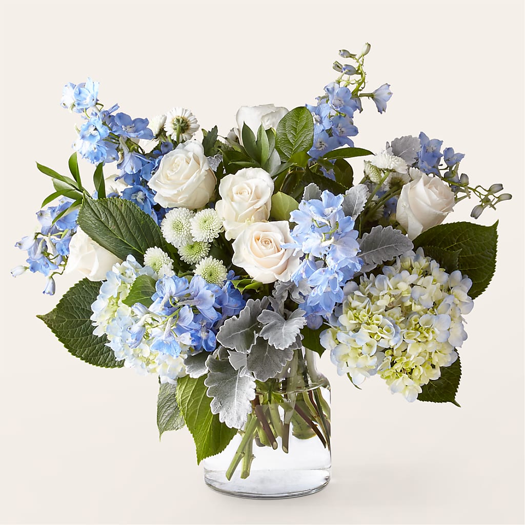 Clear Skies Bouquet – TREASURE HUT FLOWERS GIFTS & GHSES, Delavan WI