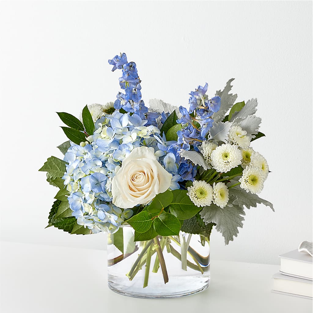 Clear Skies Bouquet – TREASURE HUT FLOWERS GIFTS & GHSES, Delavan WI