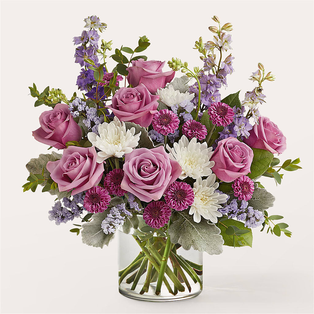 Violet Frost Bouquet – TREASURE HUT FLOWERS GIFTS & GHSES, Delavan WI