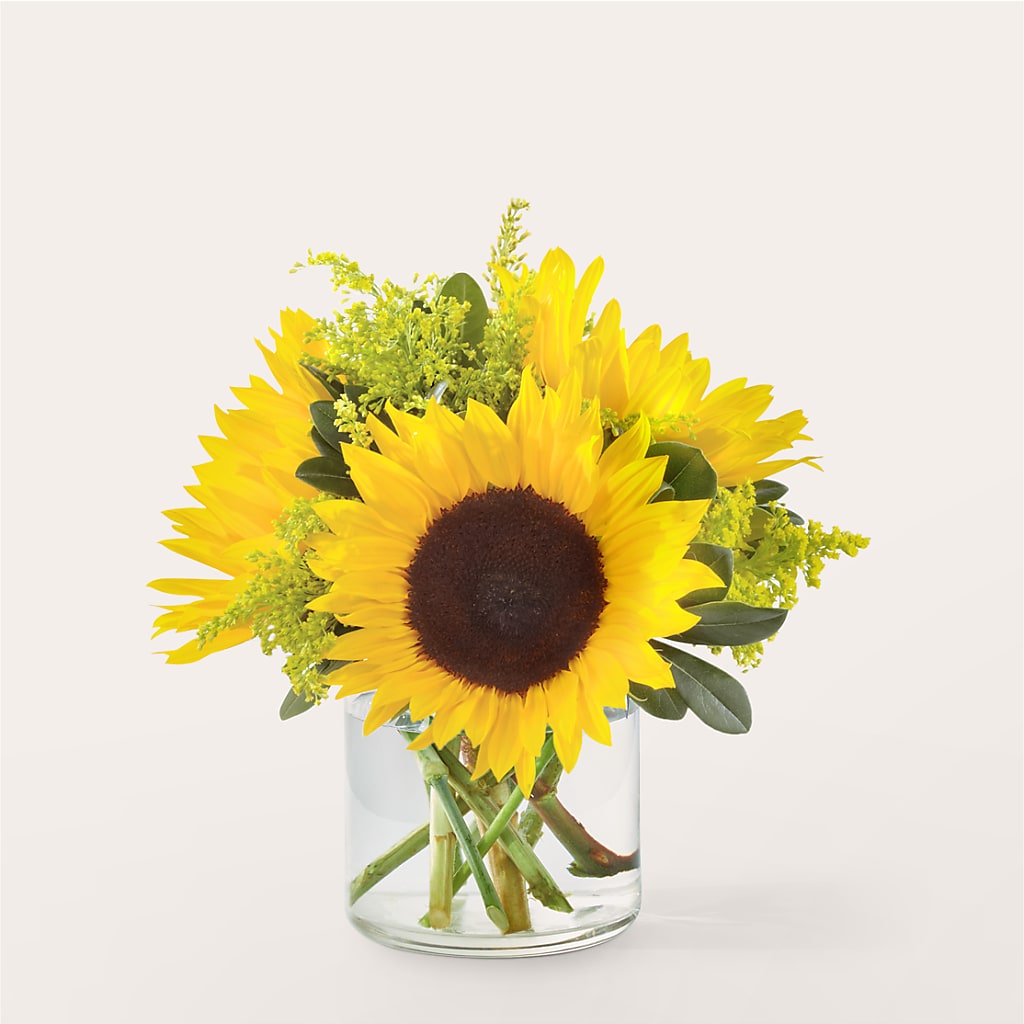 Beaming Sunflower Bouquet – TREASURE HUT FLOWERS GIFTS & GHSES, Delavan WI