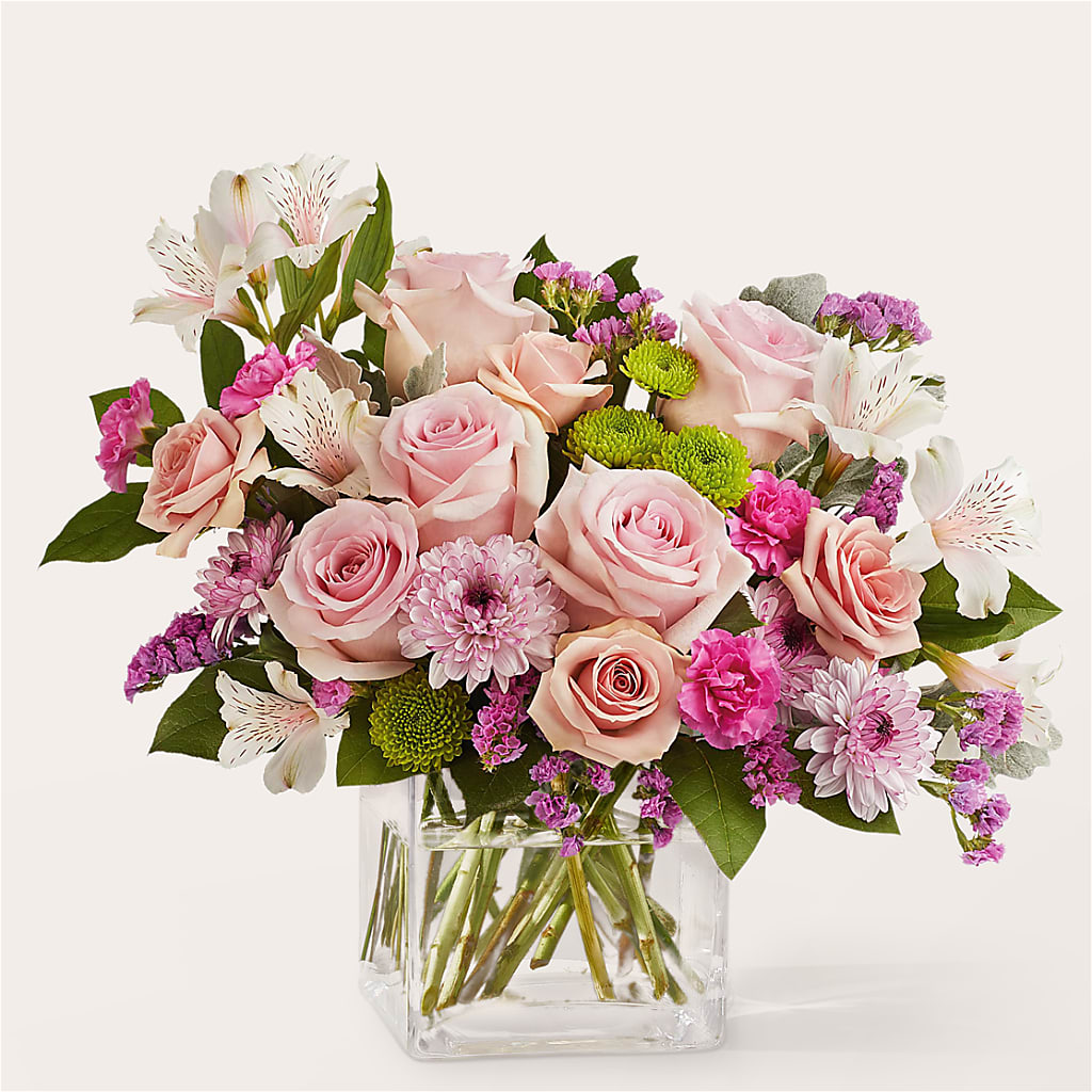 Pink Suede Bouquet – TREASURE HUT FLOWERS GIFTS & GHSES, Delavan WI