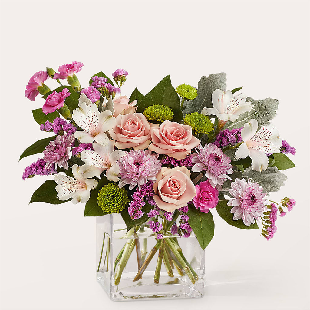 Pink Suede Bouquet – TREASURE HUT FLOWERS GIFTS & GHSES, Delavan WI