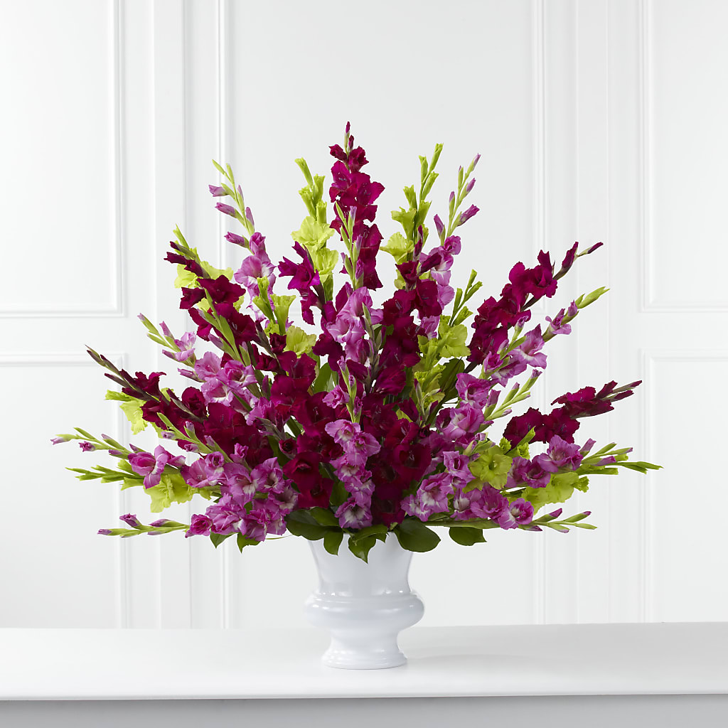 Solemn Offering Arrangement – TREASURE HUT FLOWERS GIFTS & GHSES, Delavan WI