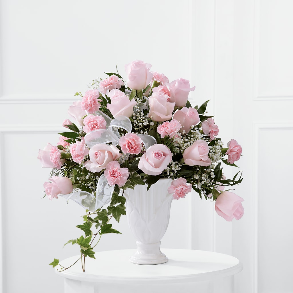 Deepest Sympathy Arrangement – TREASURE HUT FLOWERS GIFTS & GHSES, Delavan WI