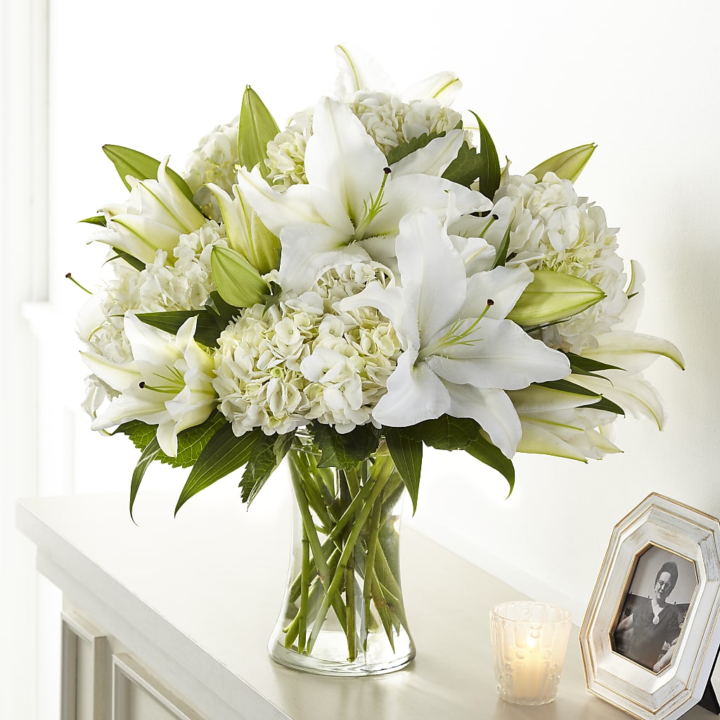 Compassionate Lily Bouquet – TREASURE HUT FLOWERS GIFTS & GHSES, Delavan WI