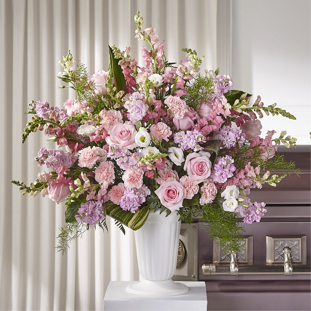 Divine Comfort Arrangement – TREASURE HUT FLOWERS GIFTS & GHSES, Delavan WI