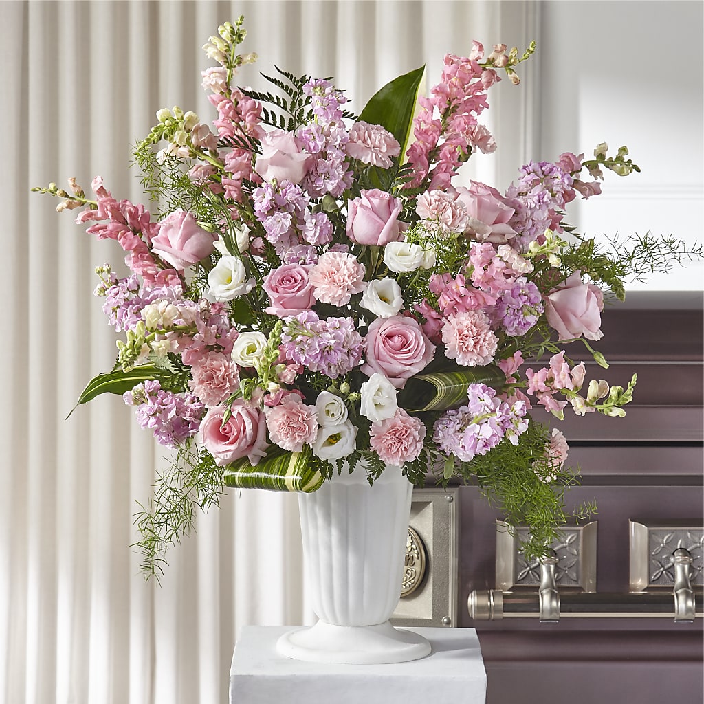Divine Comfort Arrangement – TREASURE HUT FLOWERS GIFTS & GHSES, Delavan WI