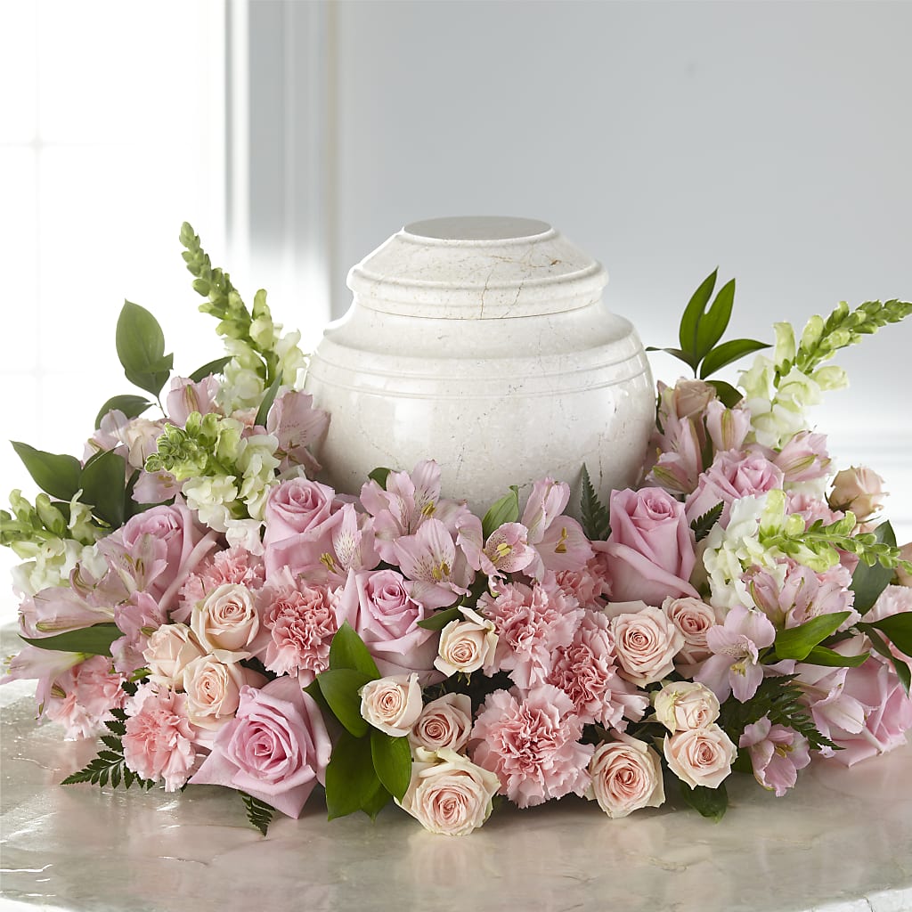 Blooms of Hope Cremation Adornment – TREASURE HUT FLOWERS GIFTS & GHSES, Delavan WI