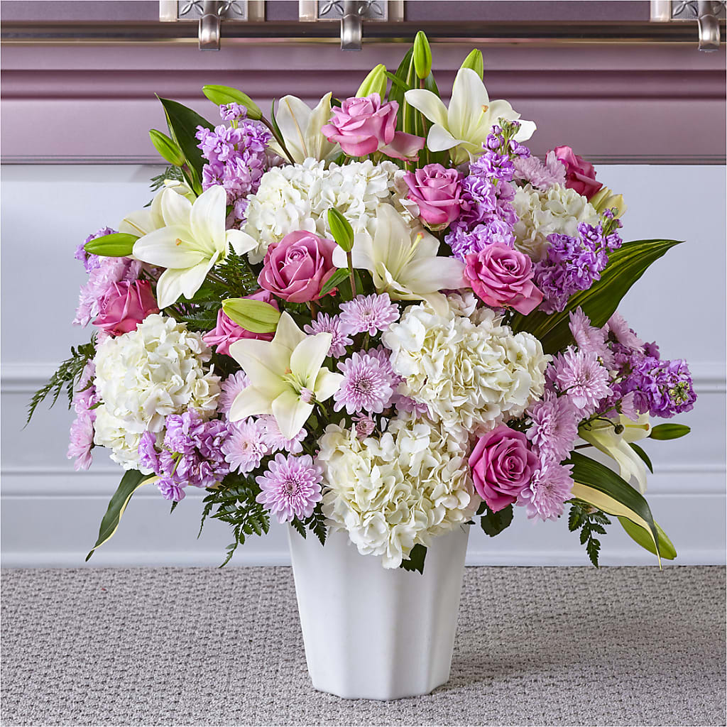 Heaven Sent Floor Basket – TREASURE HUT FLOWERS GIFTS & GHSES, Delavan WI