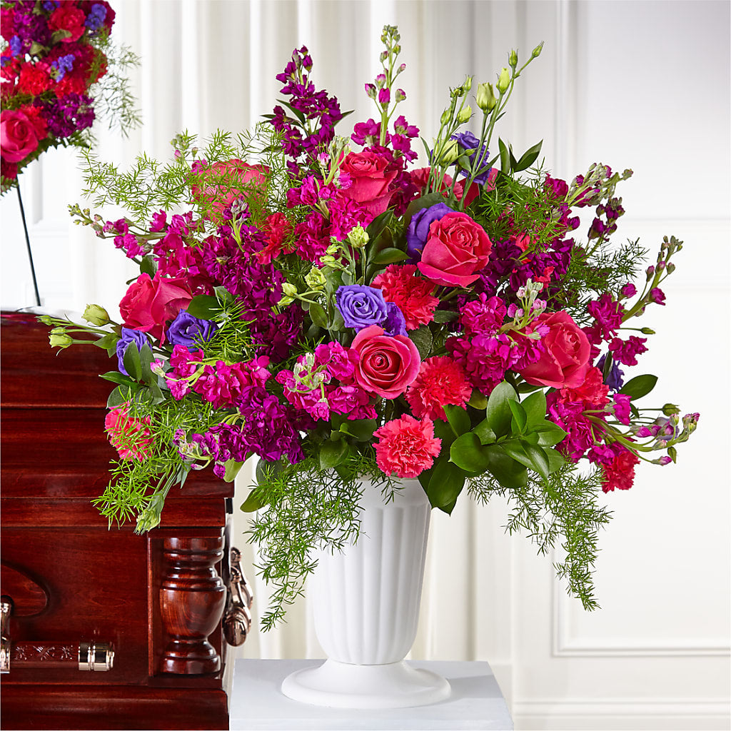 Eternal Day Arrangement – TREASURE HUT FLOWERS GIFTS & GHSES, Delavan WI
