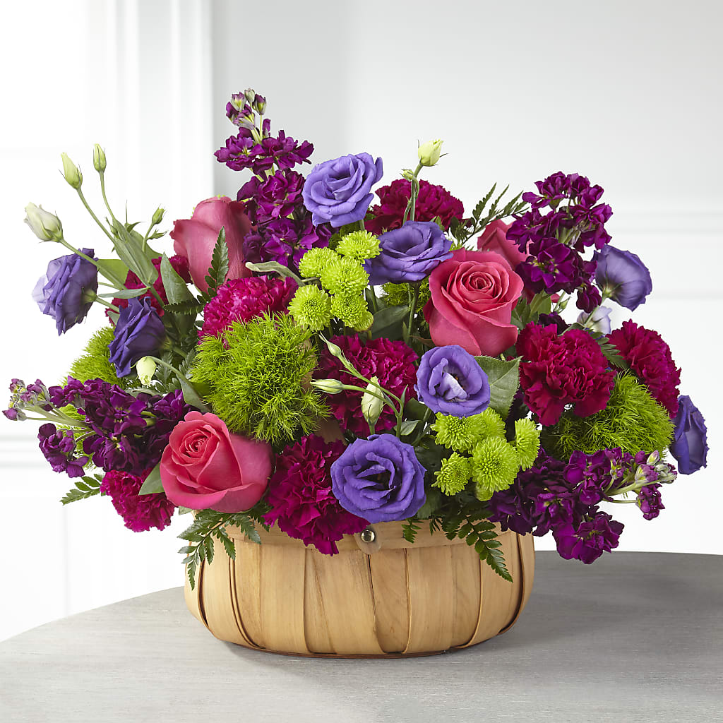 Serene Sanctuary Basket – TREASURE HUT FLOWERS GIFTS & GHSES, Delavan WI