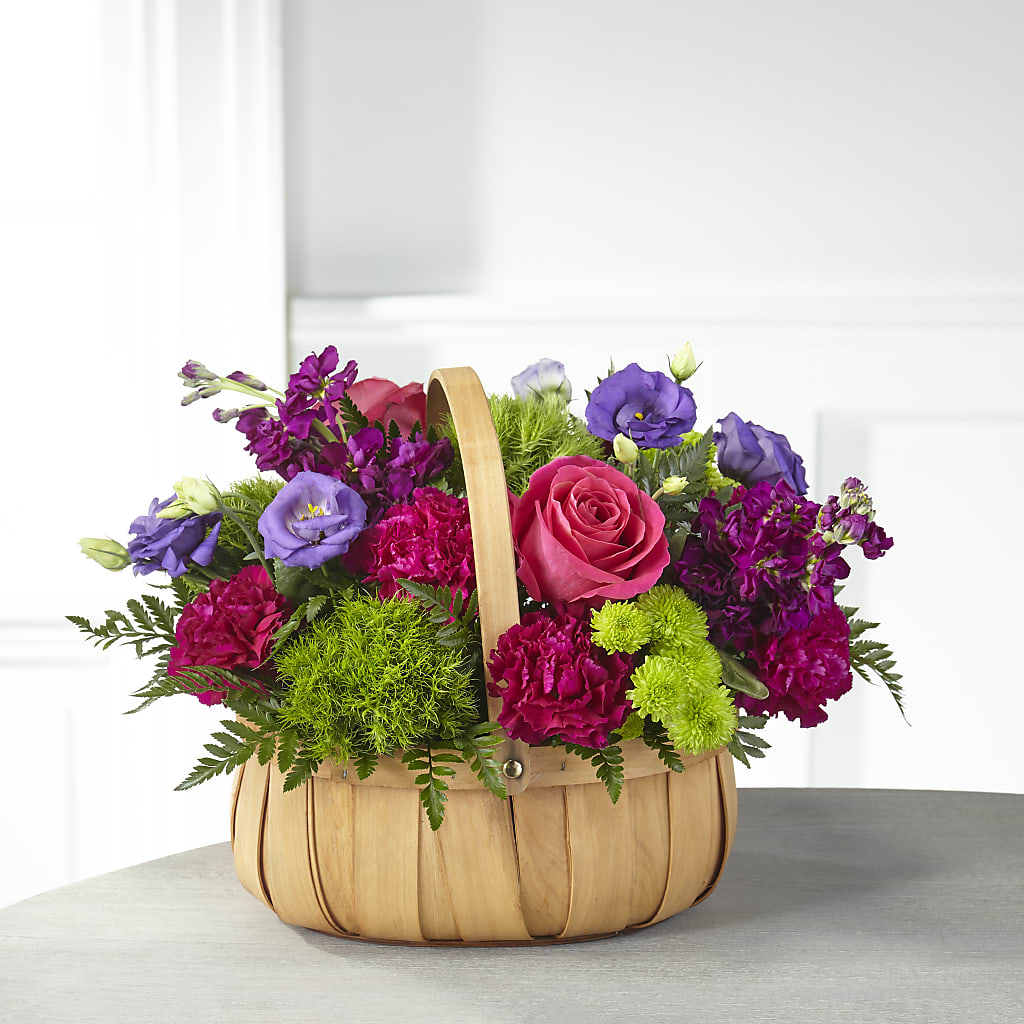 Serene Sanctuary Basket – TREASURE HUT FLOWERS GIFTS & GHSES, Delavan WI