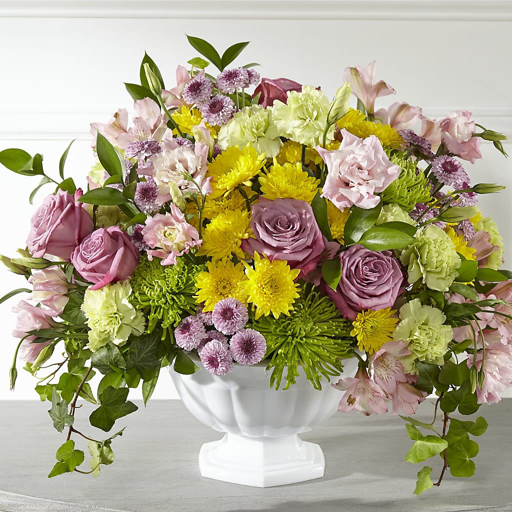 Healing Thoughts Arrangement – TREASURE HUT FLOWERS GIFTS & GHSES, Delavan WI