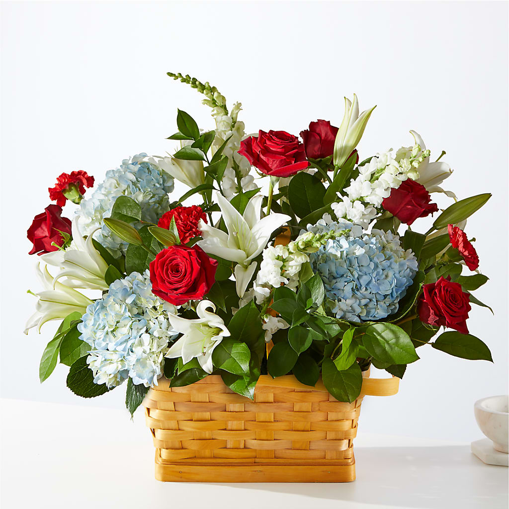 Greater Glory Basket – TREASURE HUT FLOWERS GIFTS & GHSES, Delavan WI