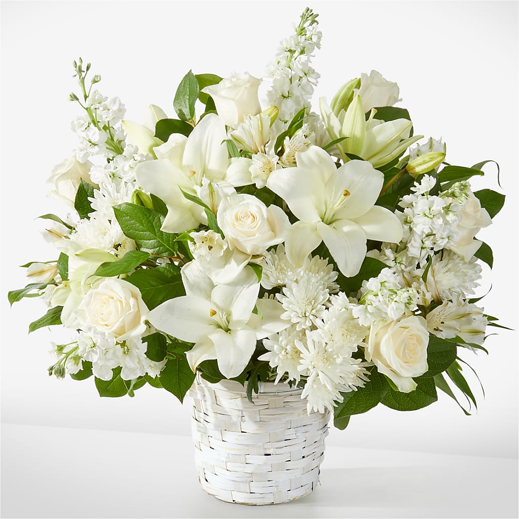 Peaceful Reflections Arrangement – TREASURE HUT FLOWERS GIFTS & GHSES, Delavan WI