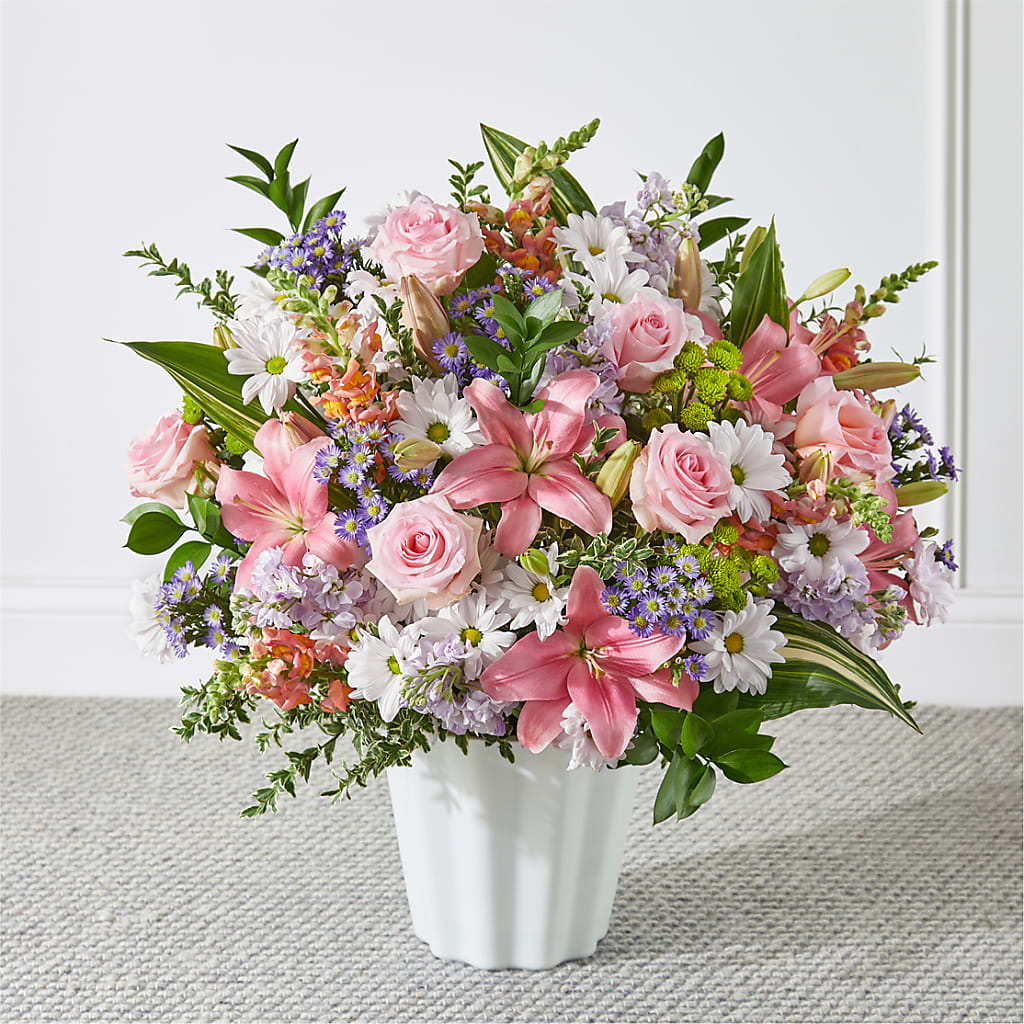 Abundant Compassion Floor Basket – TREASURE HUT FLOWERS GIFTS & GHSES, Delavan WI