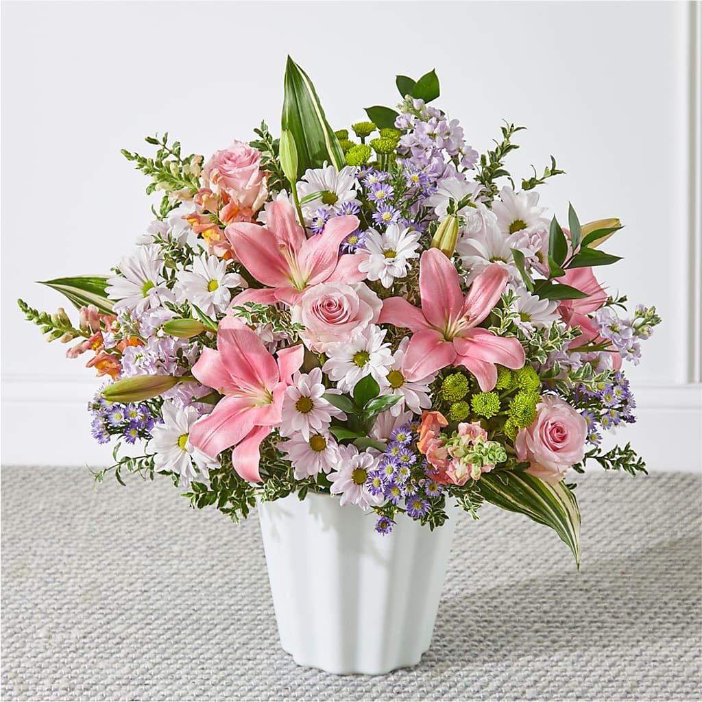 Abundant Compassion Floor Basket – TREASURE HUT FLOWERS GIFTS & GHSES, Delavan WI