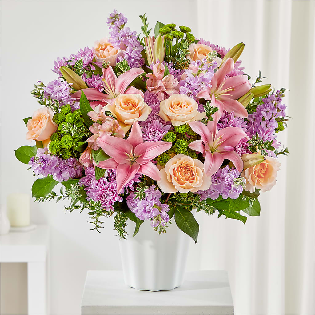 Supportive Embrace Tabletop Basket – TREASURE HUT FLOWERS GIFTS & GHSES, Delavan WI