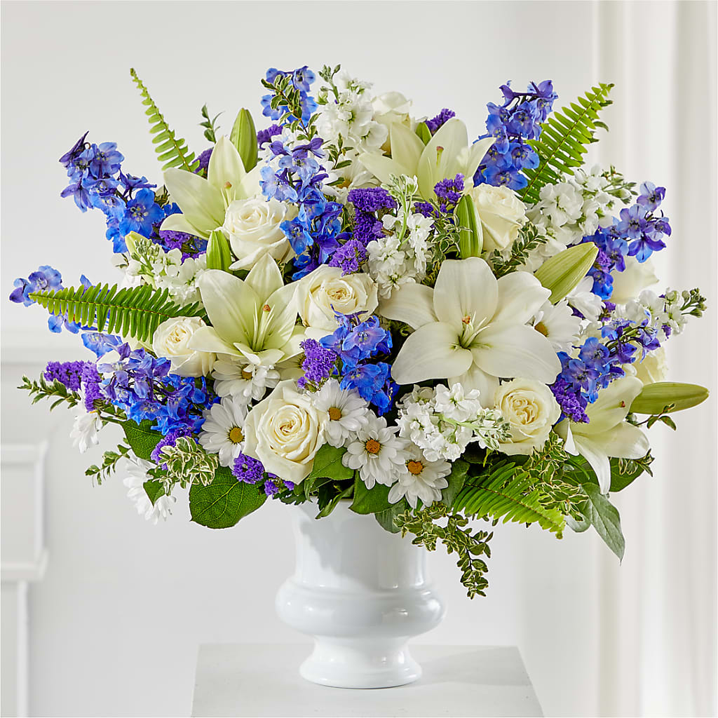 Expressions of Hope Urn Arrangement – TREASURE HUT FLOWERS GIFTS & GHSES, Delavan WI