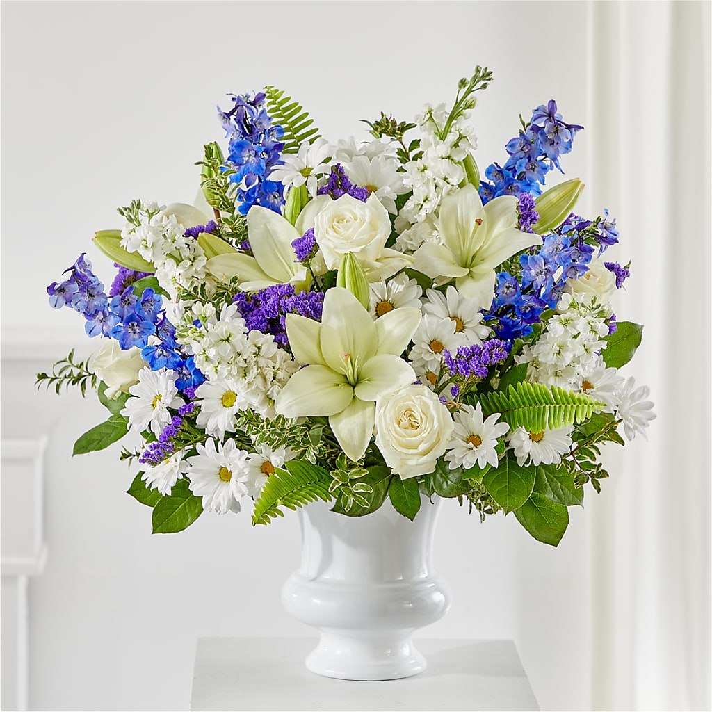 Expressions of Hope Urn Arrangement – TREASURE HUT FLOWERS GIFTS & GHSES, Delavan WI