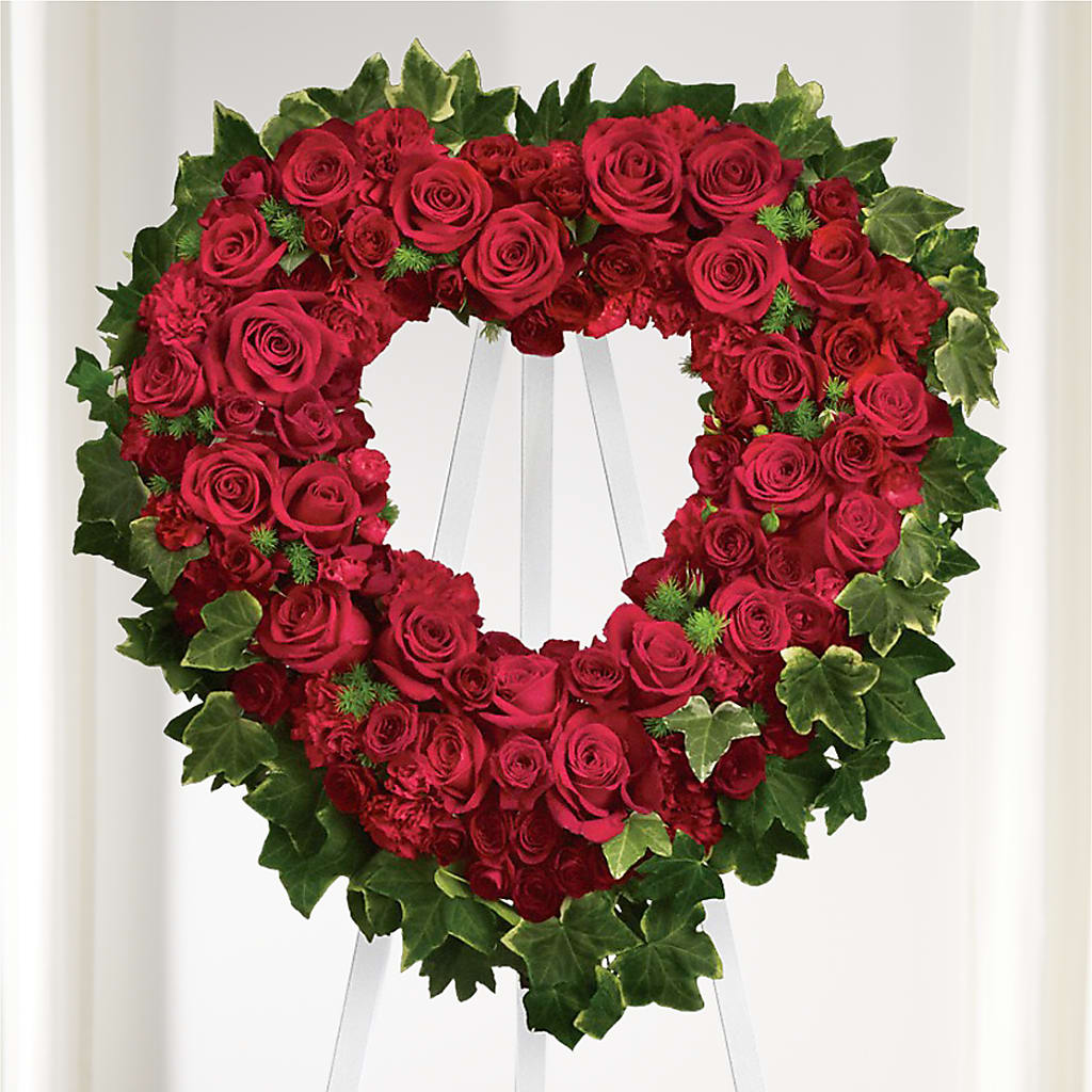 Wholehearted Standing Spray – TREASURE HUT FLOWERS GIFTS & GHSES, Delavan WI