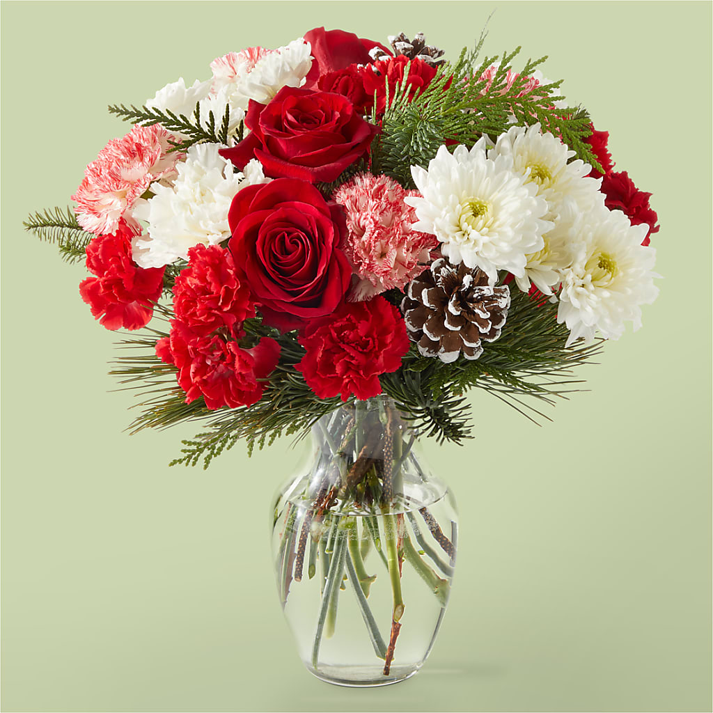 Candy Cane Lane Bouquet – TREASURE HUT FLOWERS GIFTS & GHSES, Delavan WI