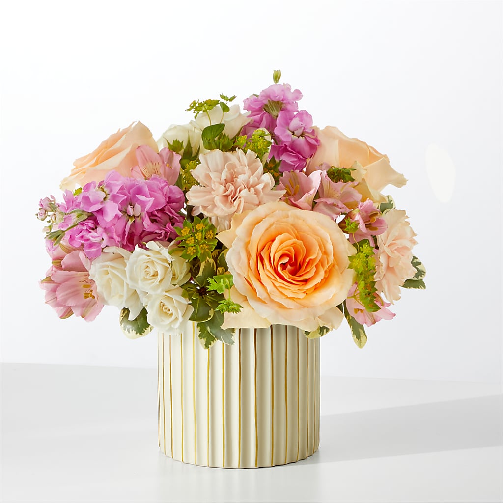Paradise Bouquet with Ivory Vase – TREASURE HUT FLOWERS GIFTS & GHSES, Delavan WI