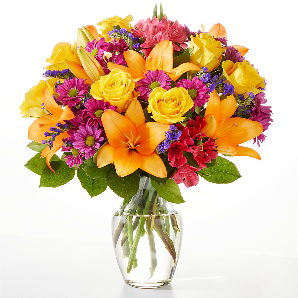 Colorful Visions Bouquet – TREASURE HUT FLOWERS GIFTS & GHSES, Delavan WI