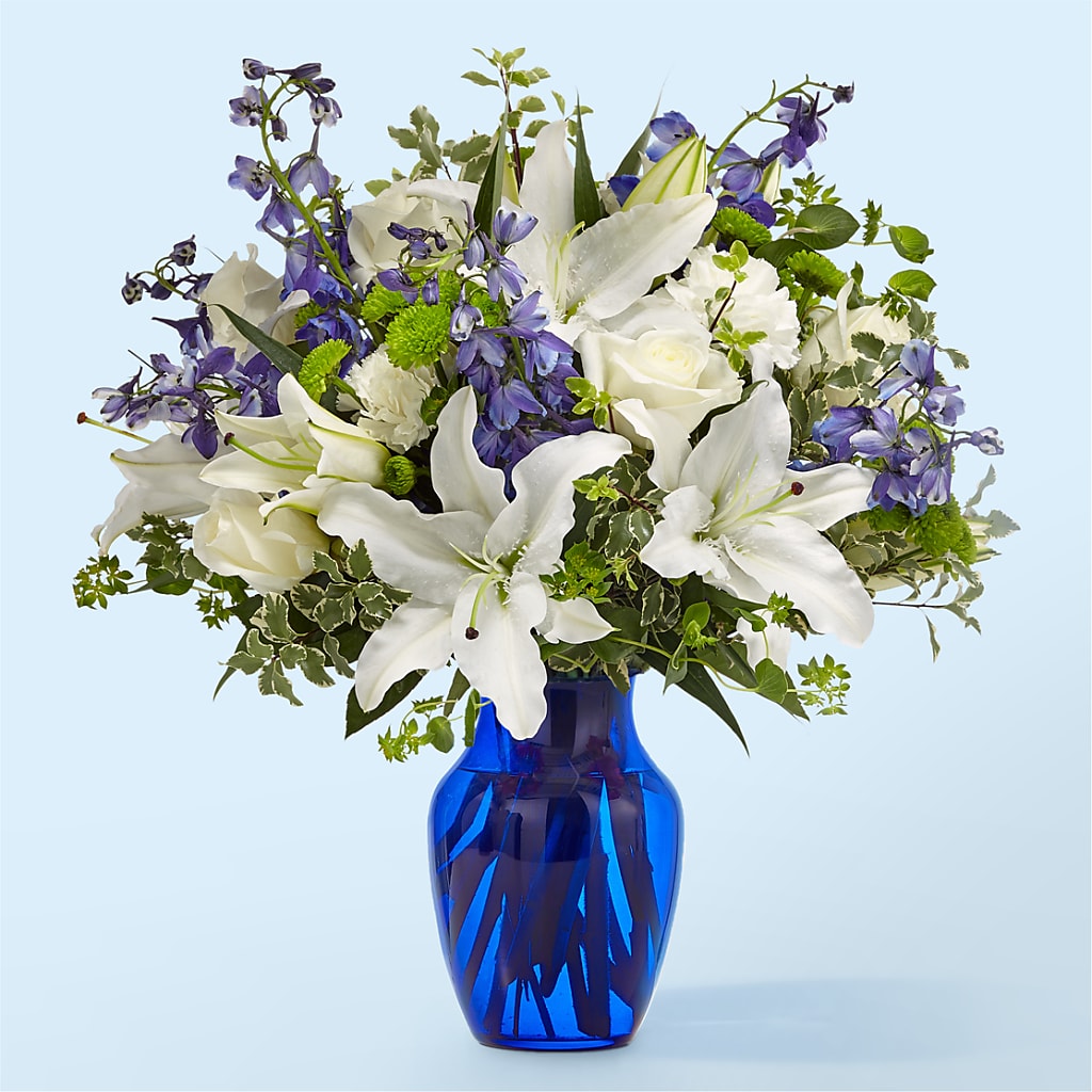 Santorini Bouquet – TREASURE HUT FLOWERS GIFTS & GHSES, Delavan WI