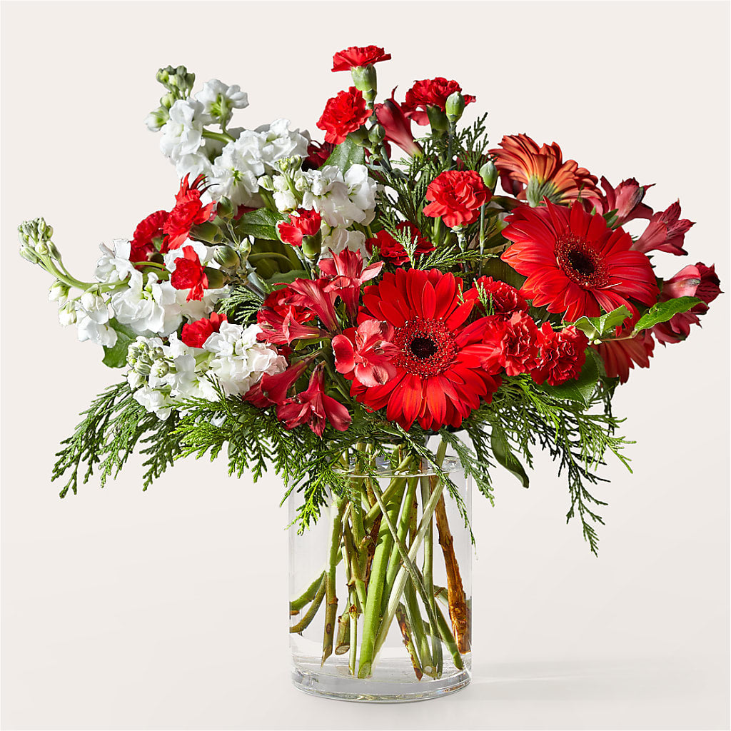 Holidaisy Bouquet – TREASURE HUT FLOWERS GIFTS & GHSES, Delavan WI