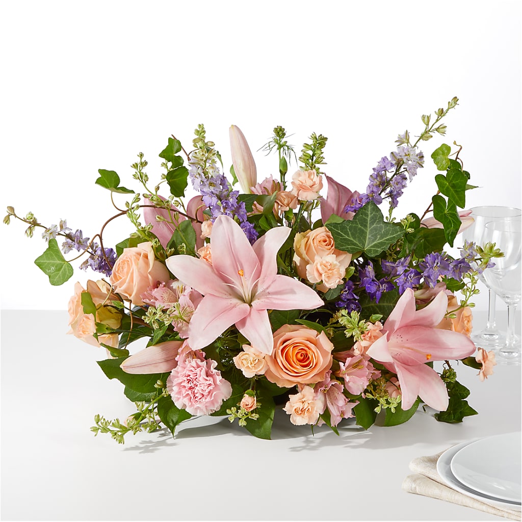 Blossom Time Centerpiece – TREASURE HUT FLOWERS GIFTS & GHSES, Delavan WI