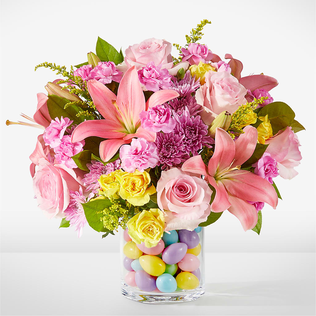 Easter Egg Hunt Bouquet – TREASURE HUT FLOWERS GIFTS & GHSES, Delavan WI
