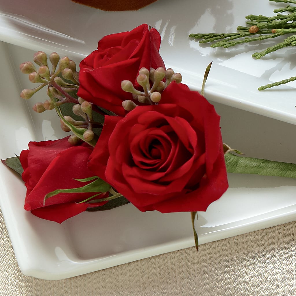 Red Spray Rose Boutonniere – TREASURE HUT FLOWERS GIFTS & GHSES, Delavan WI