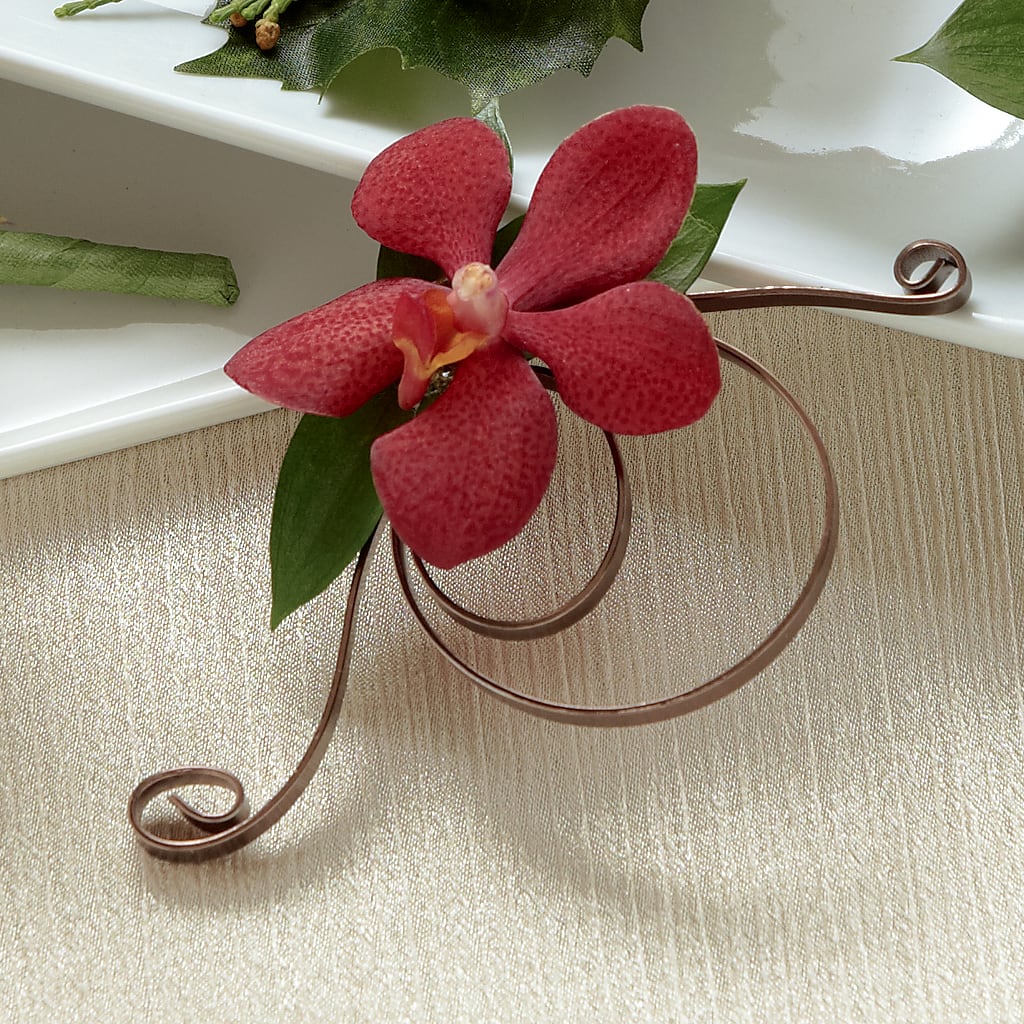 Red Mokara Boutonniere – TREASURE HUT FLOWERS GIFTS & GHSES, Delavan WI