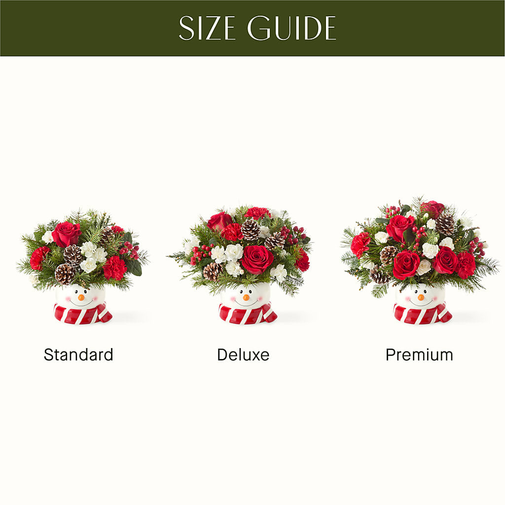 Jolly Snowman Bouquet – TREASURE HUT FLOWERS GIFTS & GHSES, Delavan WI