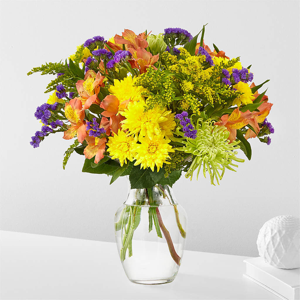 Marmalade Skies Bouquet – TREASURE HUT FLOWERS GIFTS & GHSES, Delavan WI