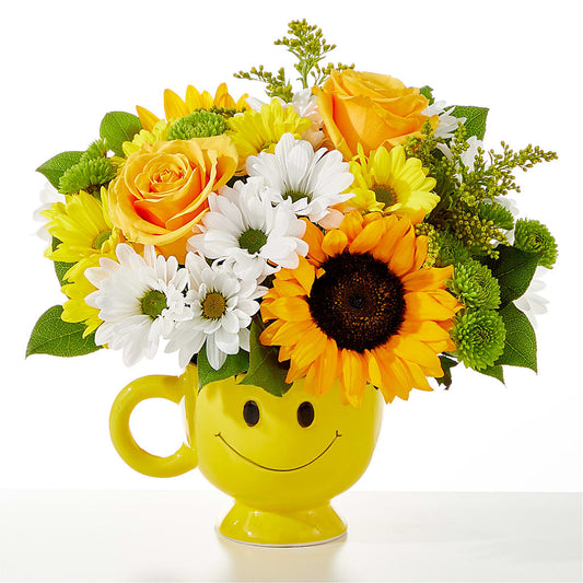 Be Happy Bouquet – TREASURE HUT FLOWERS GIFTS & GHSES, Delavan WI
