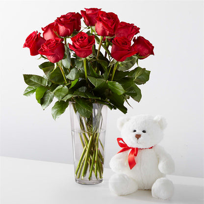 Romantic Long Stem Red Rose Bouquet Bundles – TREASURE HUT FLOWERS GIFTS & GHSES, Delavan WI
