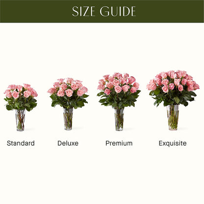 Long Stem Pink Rose Bouquet – TREASURE HUT FLOWERS GIFTS & GHSES, Delavan WI