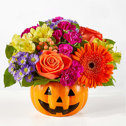 Tricks & Treats Pumpkin – TREASURE HUT FLOWERS GIFTS & GHSES, Delavan WI