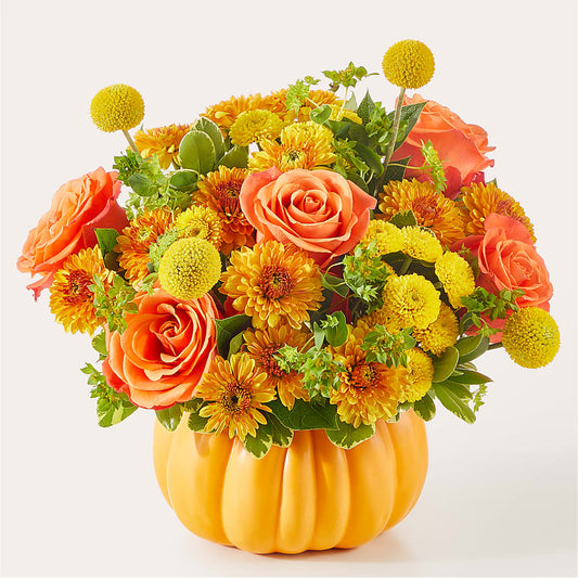 Gourdgeous Pumpkin – TREASURE HUT FLOWERS GIFTS & GHSES, Delavan WI