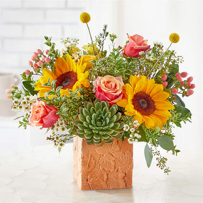 Sunflower Season Bouquet – TREASURE HUT FLOWERS GIFTS & GHSES, Delavan WI
