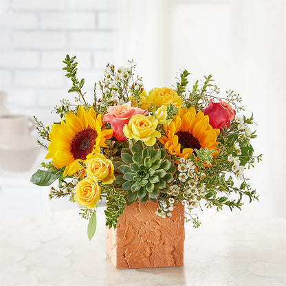 Sunflower Season Bouquet – TREASURE HUT FLOWERS GIFTS & GHSES, Delavan WI